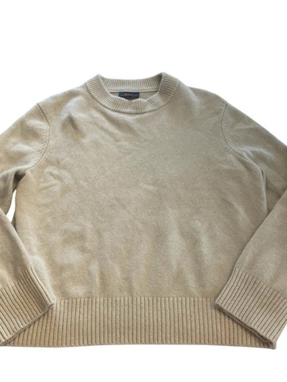 Quince Mongolian Cashmere Oversized Crewneck Sweater- M